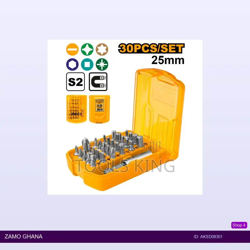 30 PCS Screwdriver Bits - Aksd08301