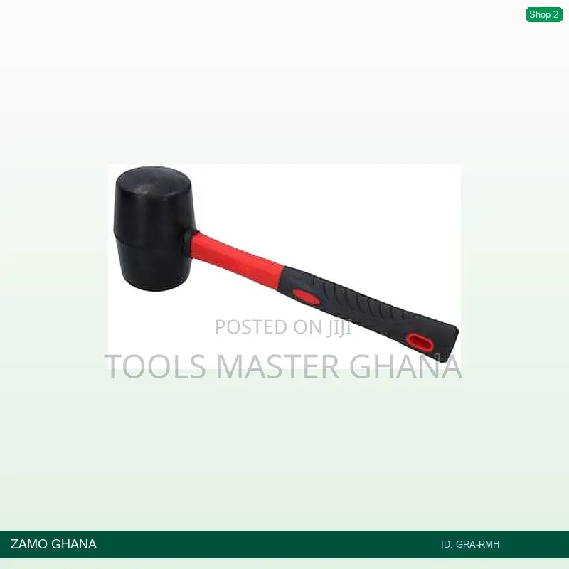 Rubber Mallet Hammer Fibre Glass Handle - Gra-RMH
