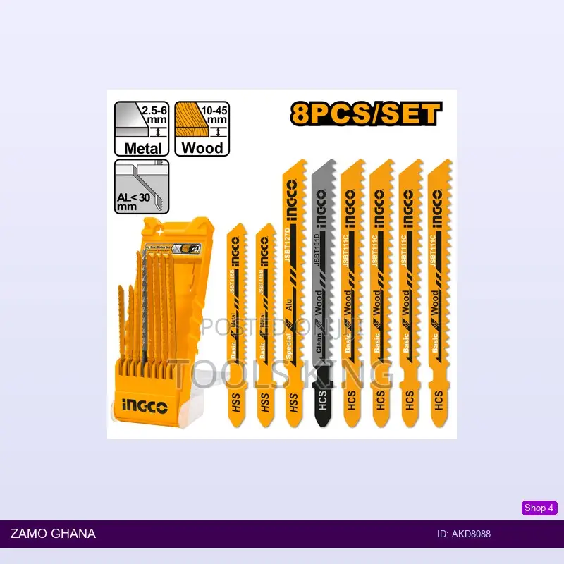 8 PCS Jig Saw Blades - Akd8088