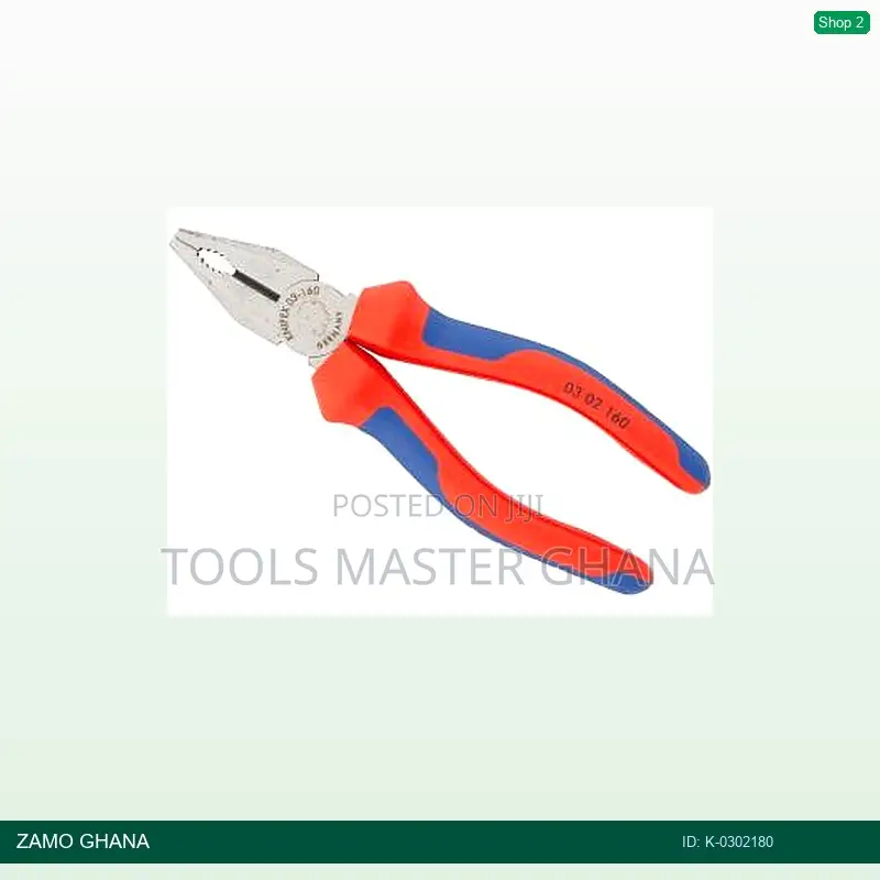 Combination Plier 180mm Multifunctional Red/Blue - K-