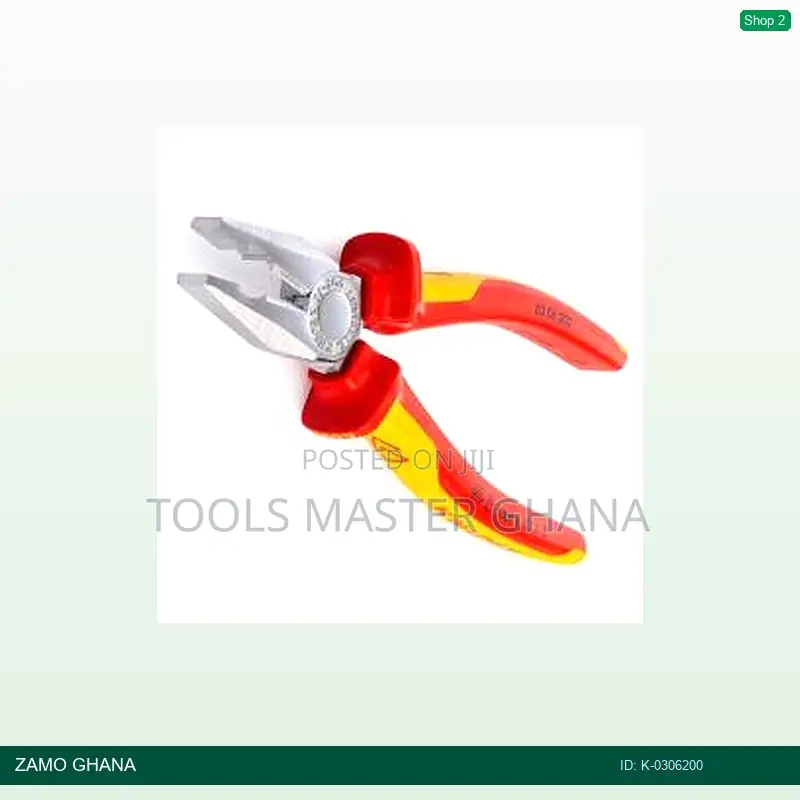 Combination Plier 200mm 1000v Chrome Multifunctional Red/Y - K-