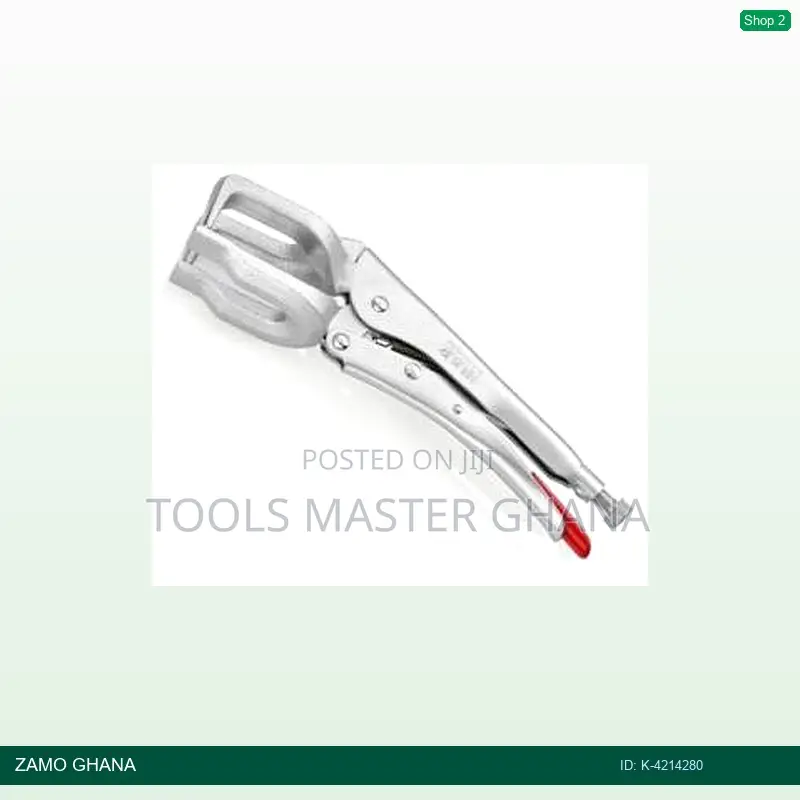 Welding Grip Locking Plier 280mm Jaw Open Silver With Adju - K-