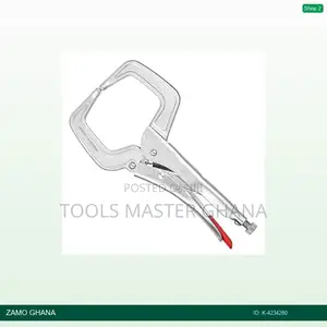 Welding Grip Locking Plier 280mm Clamp Pointed Silver With - K-
