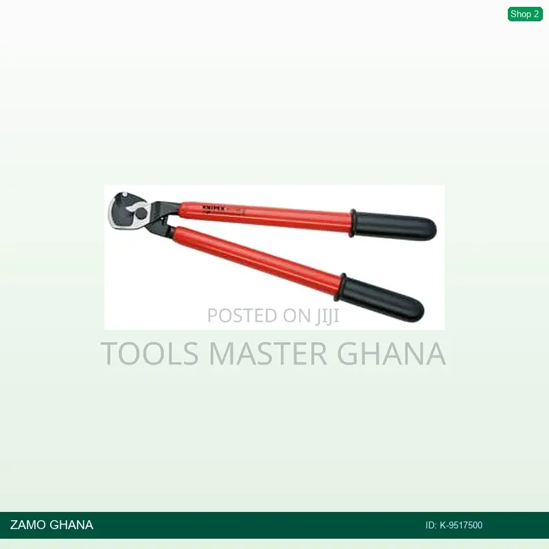 Cable Shears Plier 500mm 1000v 150mm2 27mm Dipped Insulati - K-