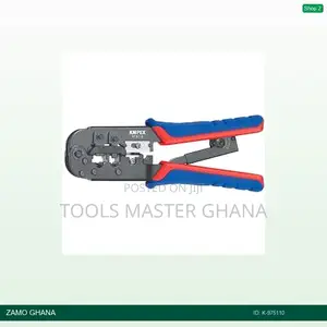 Crimping Plier 190mm for Western Plugs Network Red/Blue - K-975110