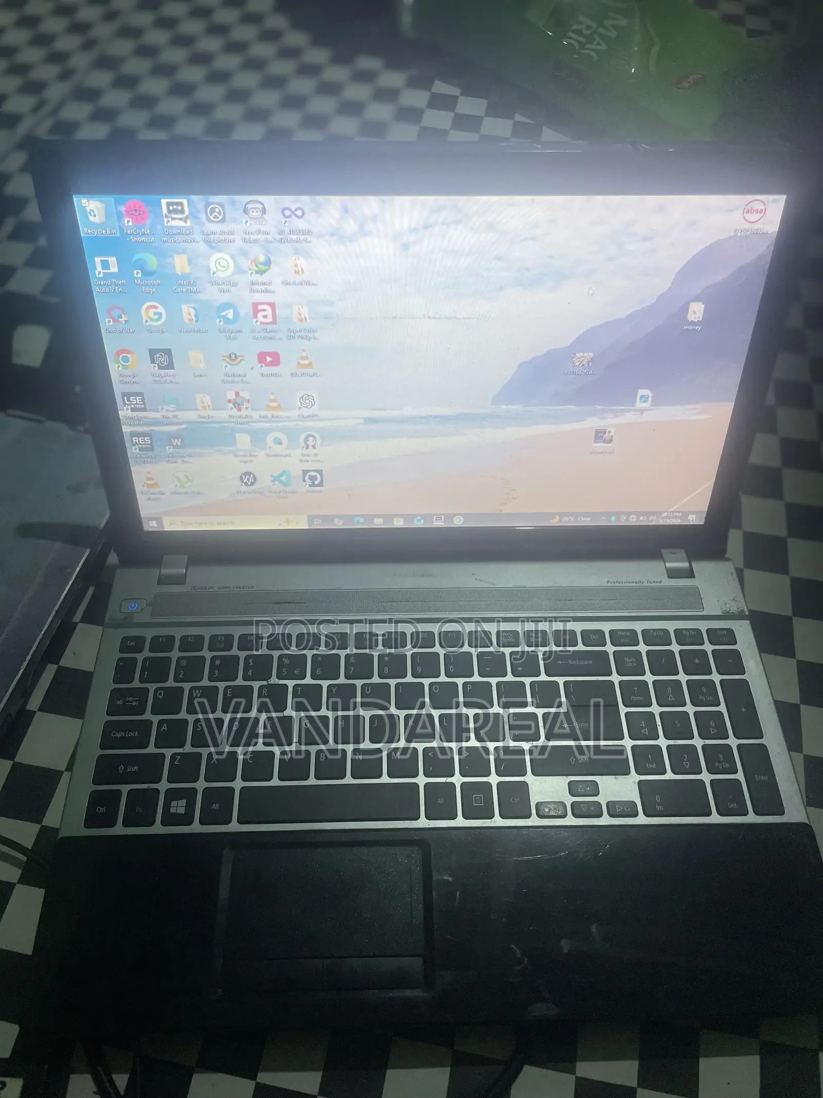Laptop Acer Aspire V3-571G 8GB Intel Core i7 HDD 250GB