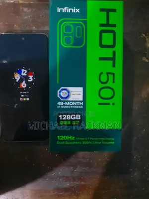 Infinix Hot 50i 128 GB Silver