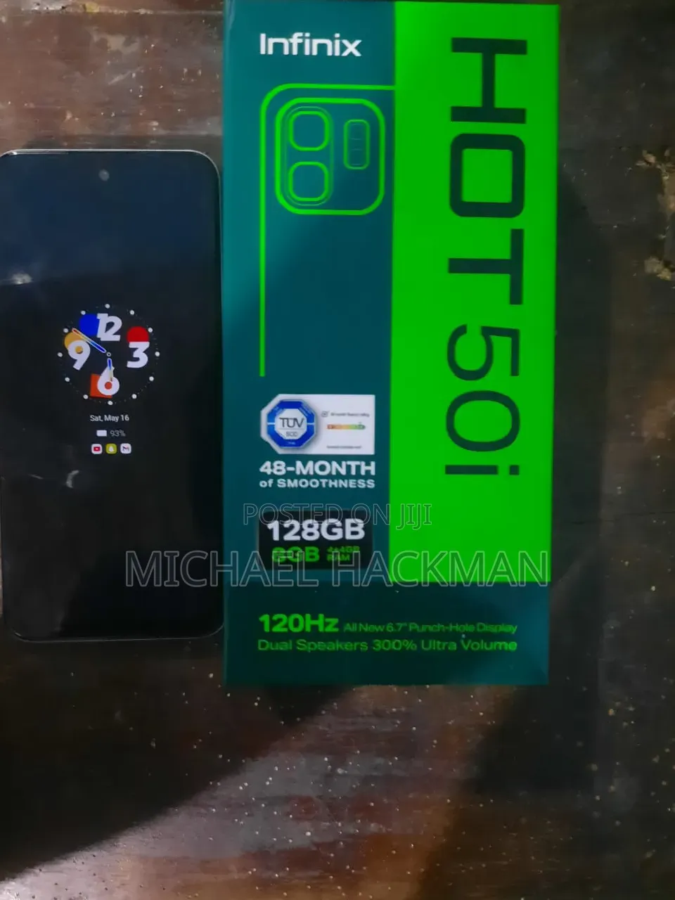 Infinix Hot 50i 128 GB Silver