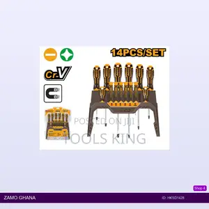 14 PCS Screwdriver and Precision Screwdriver - Hksd1428