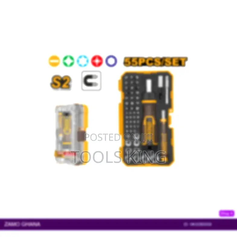 55 PCS Screwdriver Bits - Hksdb0558