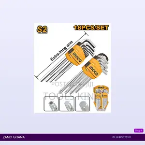 18 PCS Hex Key and Torx Key - Hhkset0181
