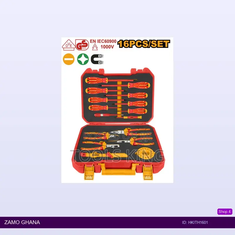 16 PCS Insulated Hand Tools - Hkith1601