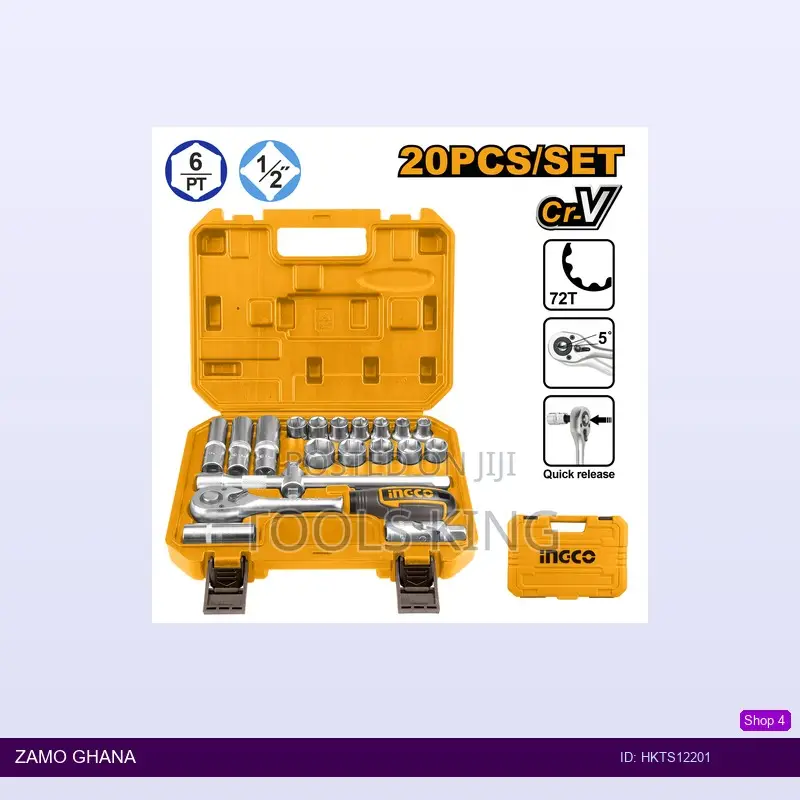 20 PCS 1/2" Socket - Hkts12201