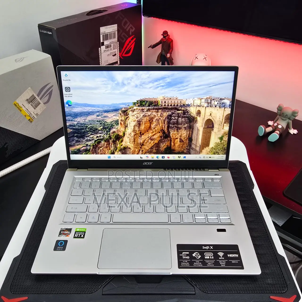 Laptop Acer Swift X 16GB AMD Ryzen 7 SSD 512GB