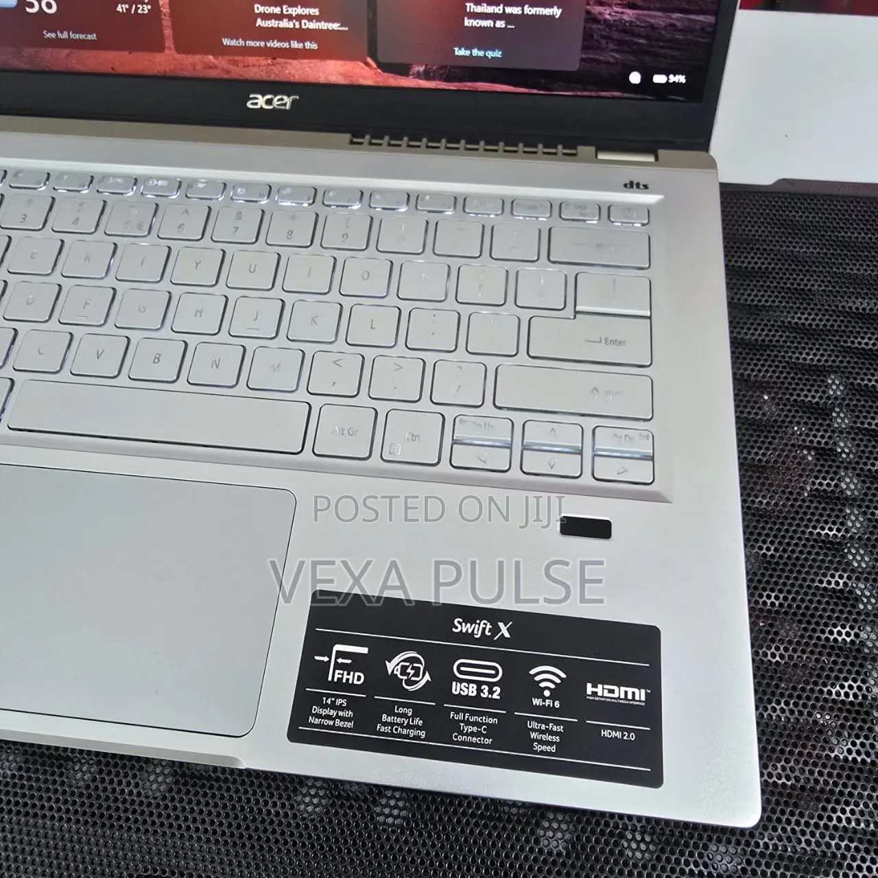 Laptop Acer Swift X 16GB AMD Ryzen 7 SSD 512GB
