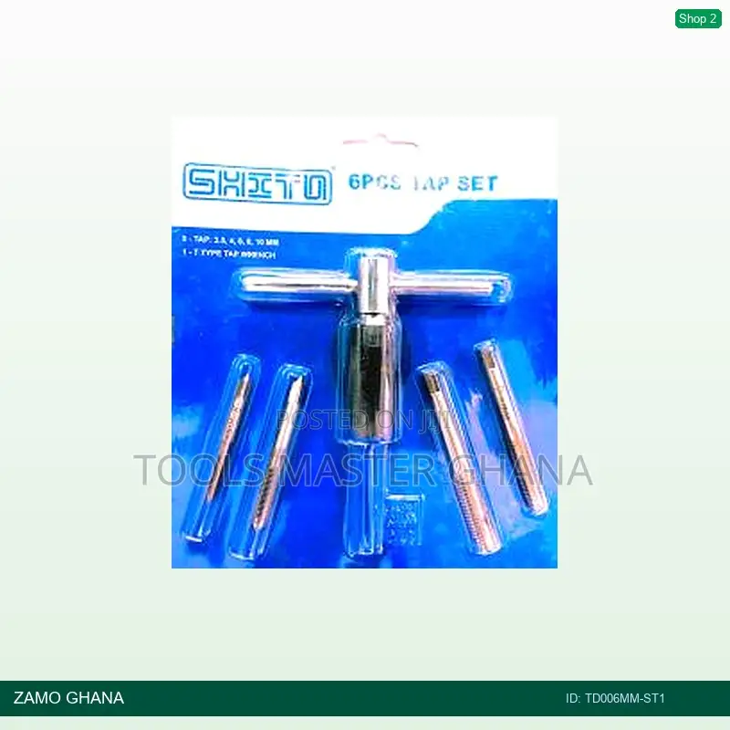 6pcs Tap Set Shito - Td006mm-St1