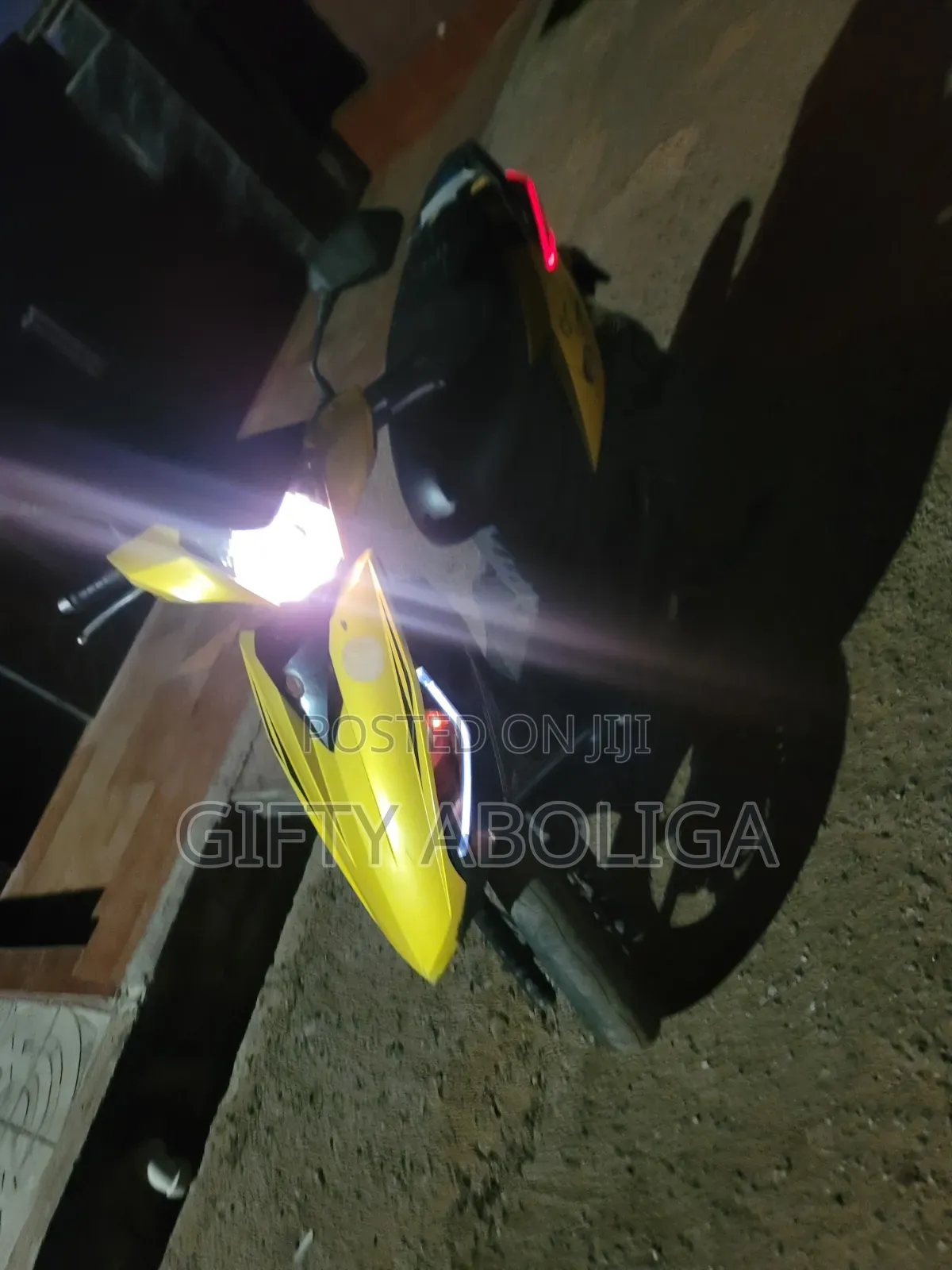 Motorcycle 2016 Yellow