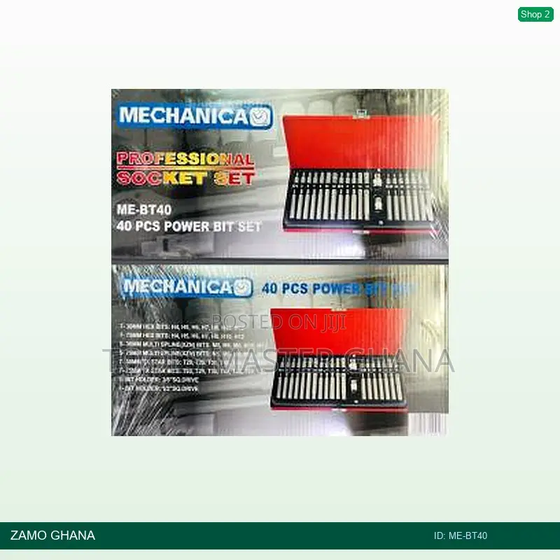 40pcs Power Bits Set Mechanica - Me-Bt40