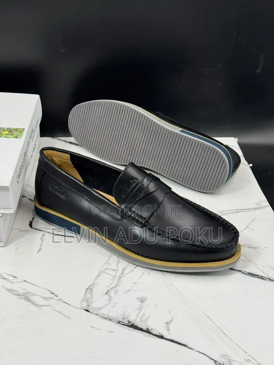 Clark’S Brand Penny Loafers in “ Black Brown “ , Swipe > 