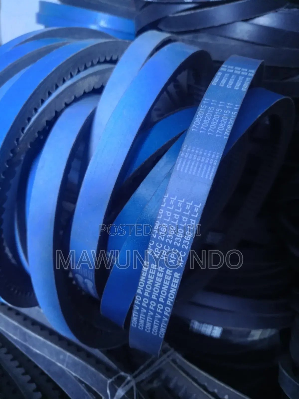 Vee Belts and Fan Belts for Machines and Industries