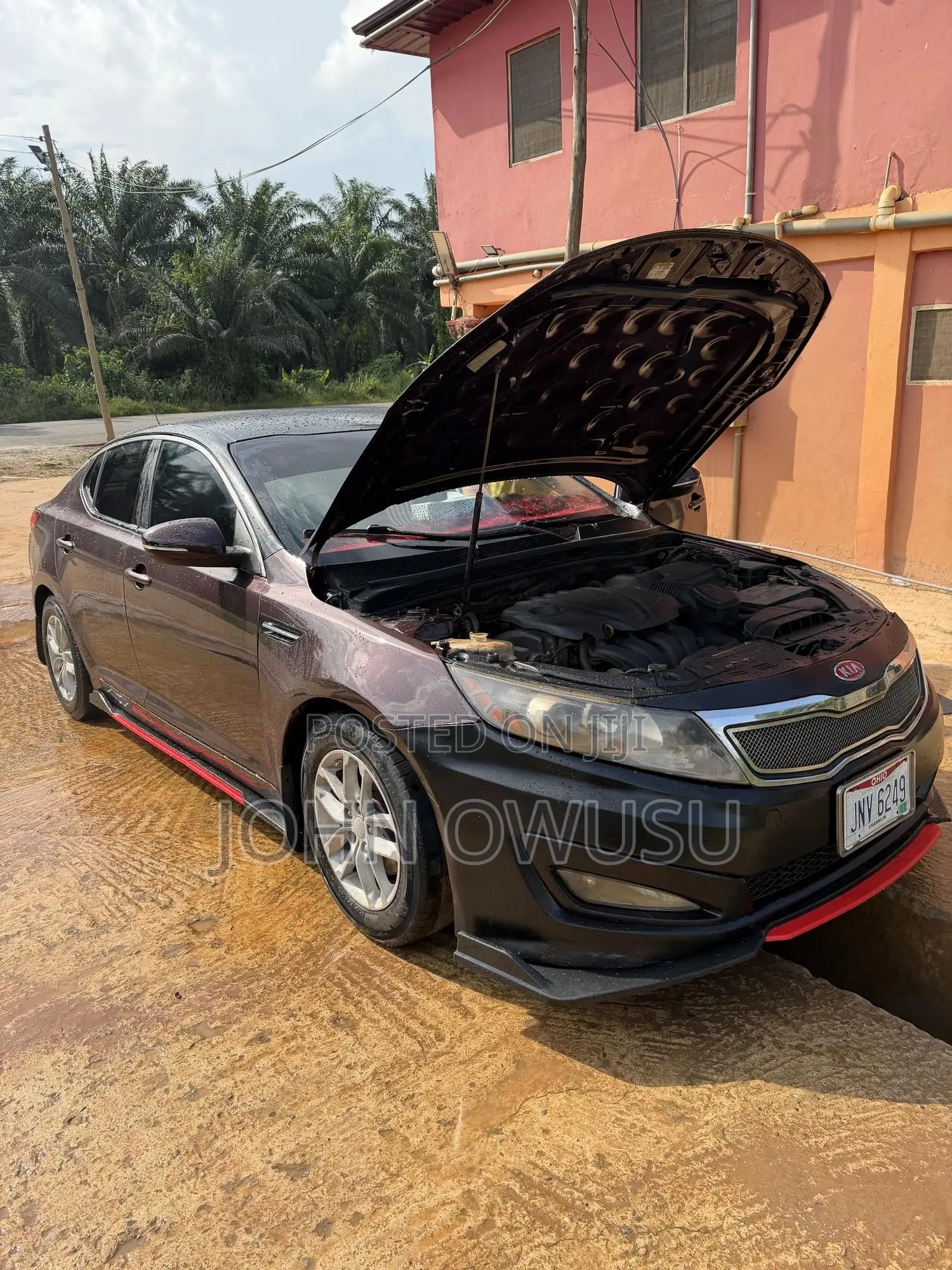 Kia Optima SXL Turbo Sedan (2.0 L 4cyl 6A) 2013 Burgundy