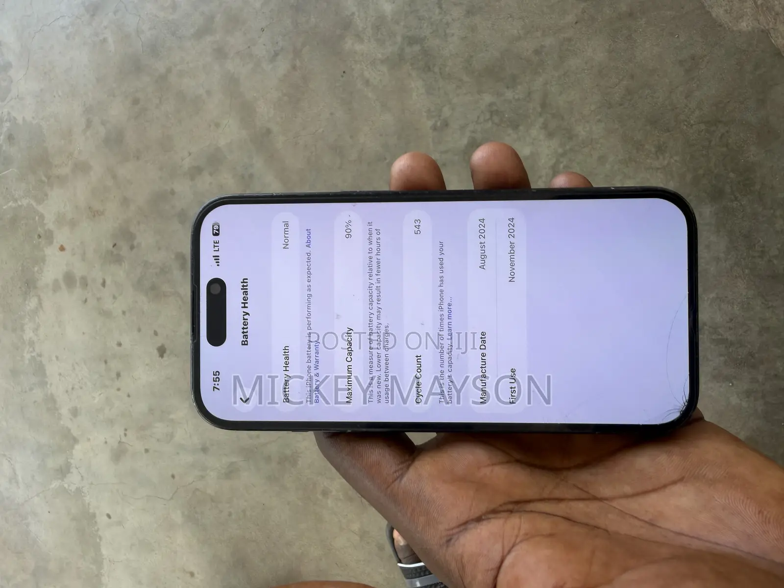 Apple iPhone 15 128 GB Black
