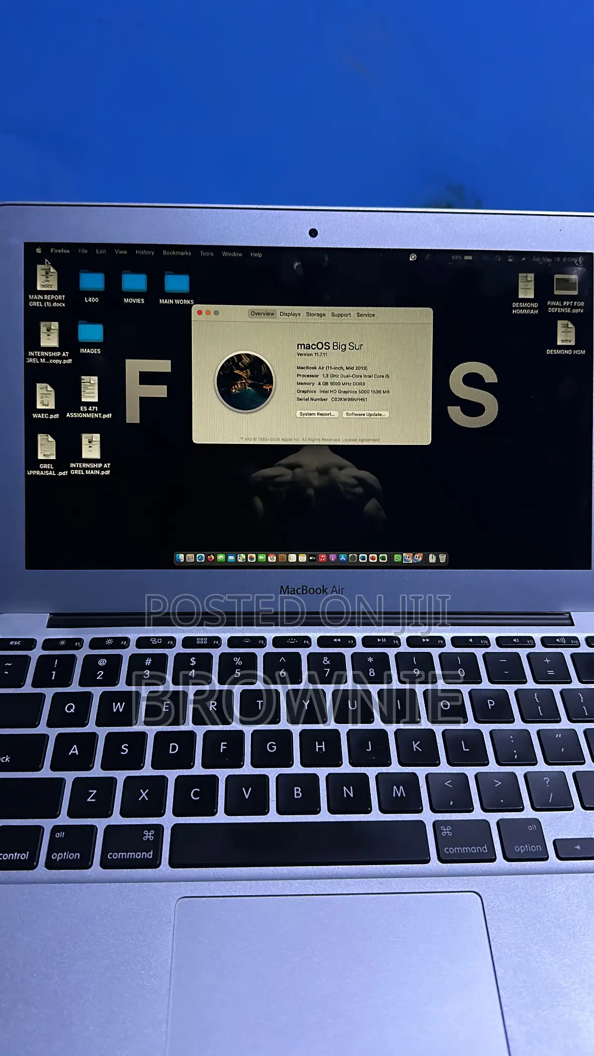 New Laptop Apple MacBook Air 3GB Intel Core i5 SSHD (Hybrid) 140GB
