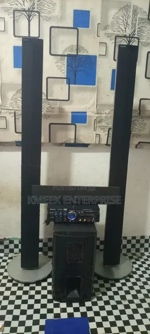 Amplifier With Subwoofer and 3 Speakers for Sale