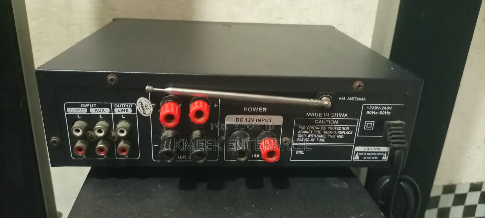 Amplifier With Subwoofer and 3 Speakers for Sale