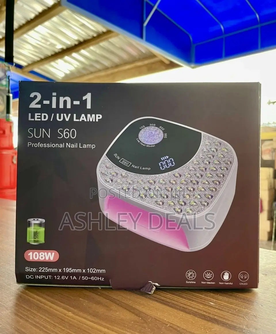 2-in-1 Uv/Led Professional Nail Dryer Lamp.