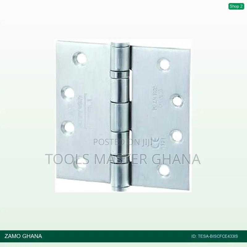 Tesa Stainless Steel Hinges 102 X 76 X 3mm - Tesa-Biscfce433is