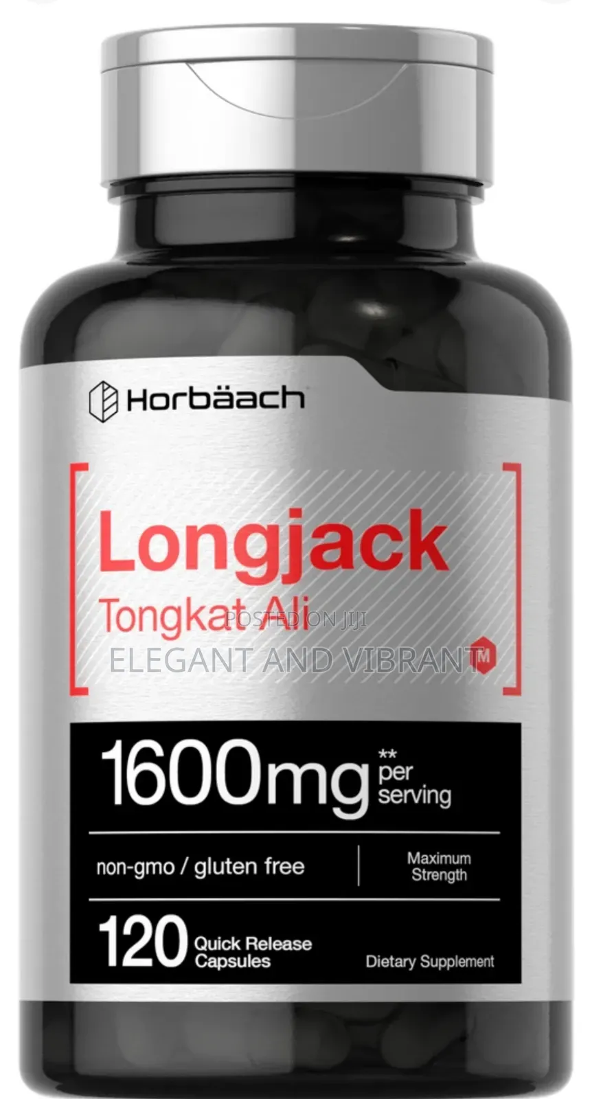 Tongkat Ali 1600mg Supplement,120 Capsules