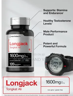 Tongkat Ali 1600mg Supplement,120 Capsules