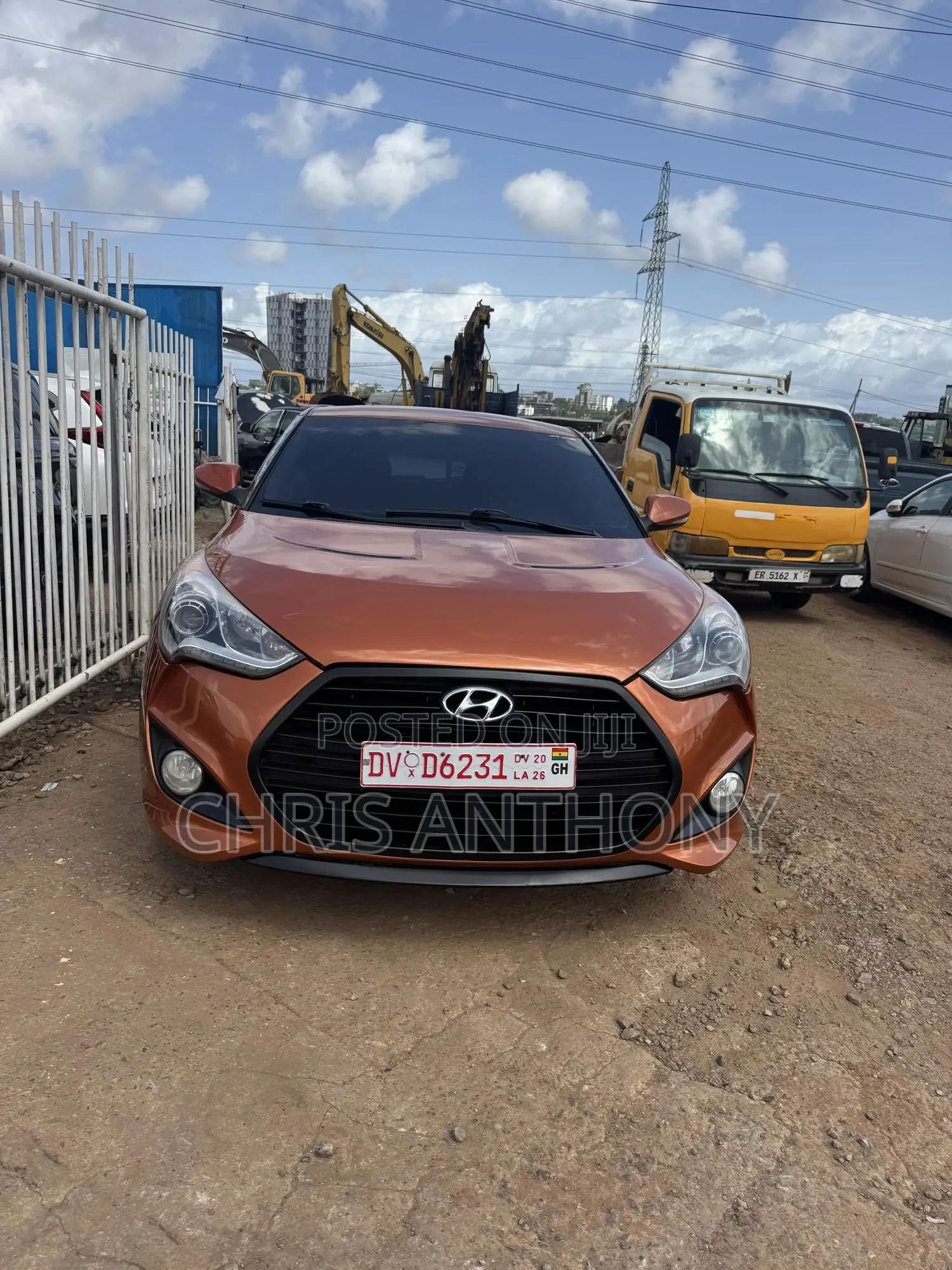 Hyundai Veloster 2015 Orange