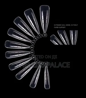 100 Pcs Poly Gel Quick Building Mold Tips Nail Dual Forms