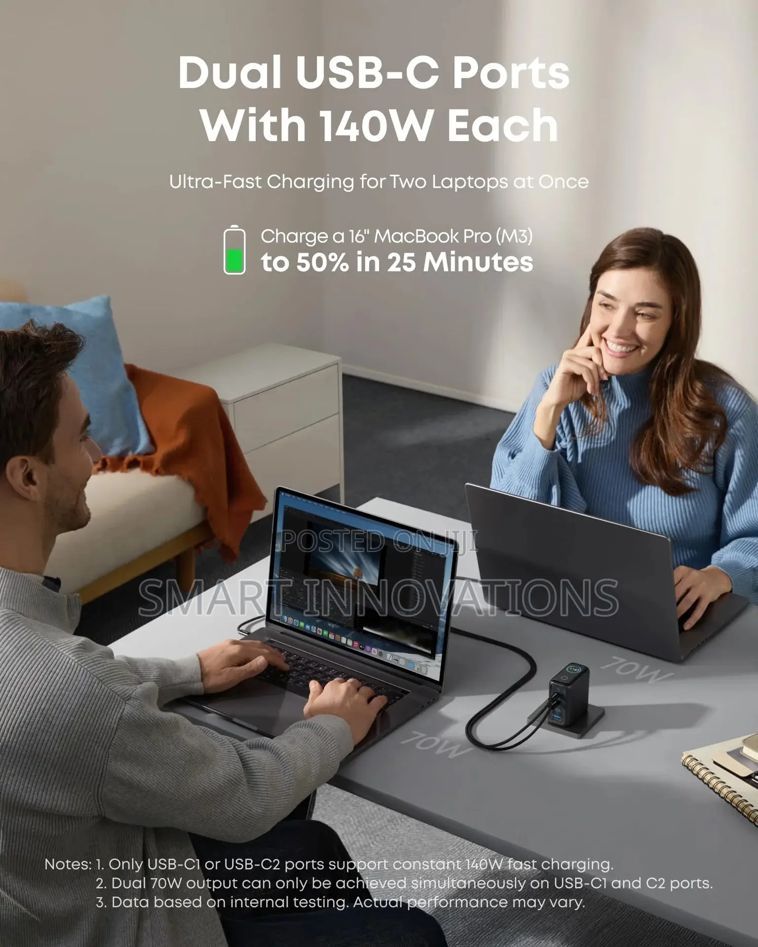 Anker Multi Charger (140w, 4-port, Pd 3.1)