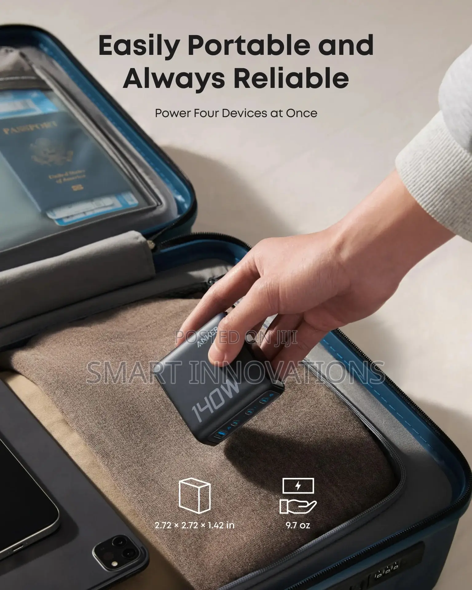 Anker Multi Charger (140w, 4-port, Pd 3.1)