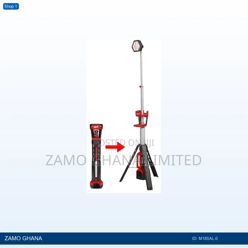18v Led Stand Work Lamp Tower Light Basic Zero Version - M18sal-0