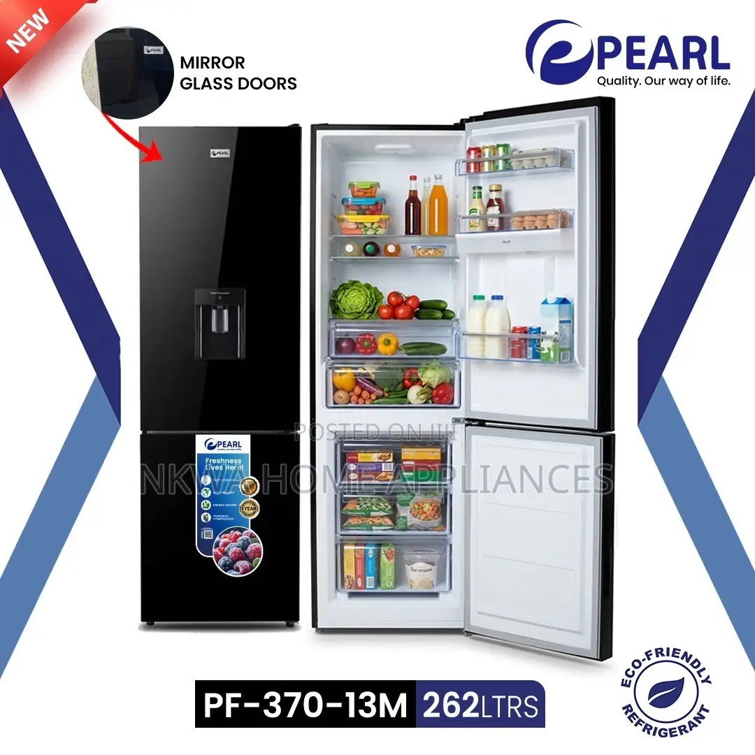 Pearl Fridge (Black Beauty Glass) 262 Liters