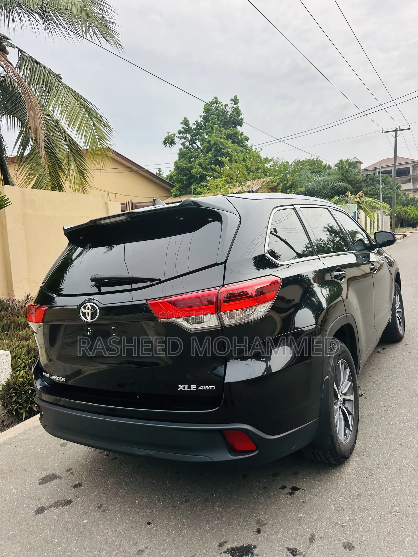 Toyota Highlander XLE 2019 Black
