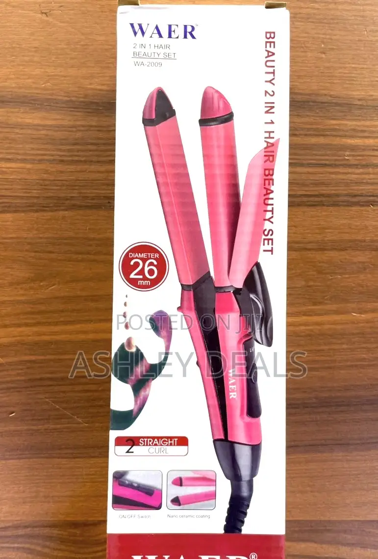 Waer 2-in-1 Hair Straightener and Curler