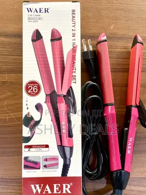 Waer 2-in-1 Hair Straightener and Curler