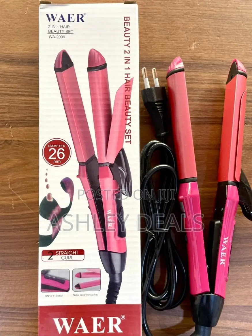 Waer 2-in-1 Hair Straightener and Curler