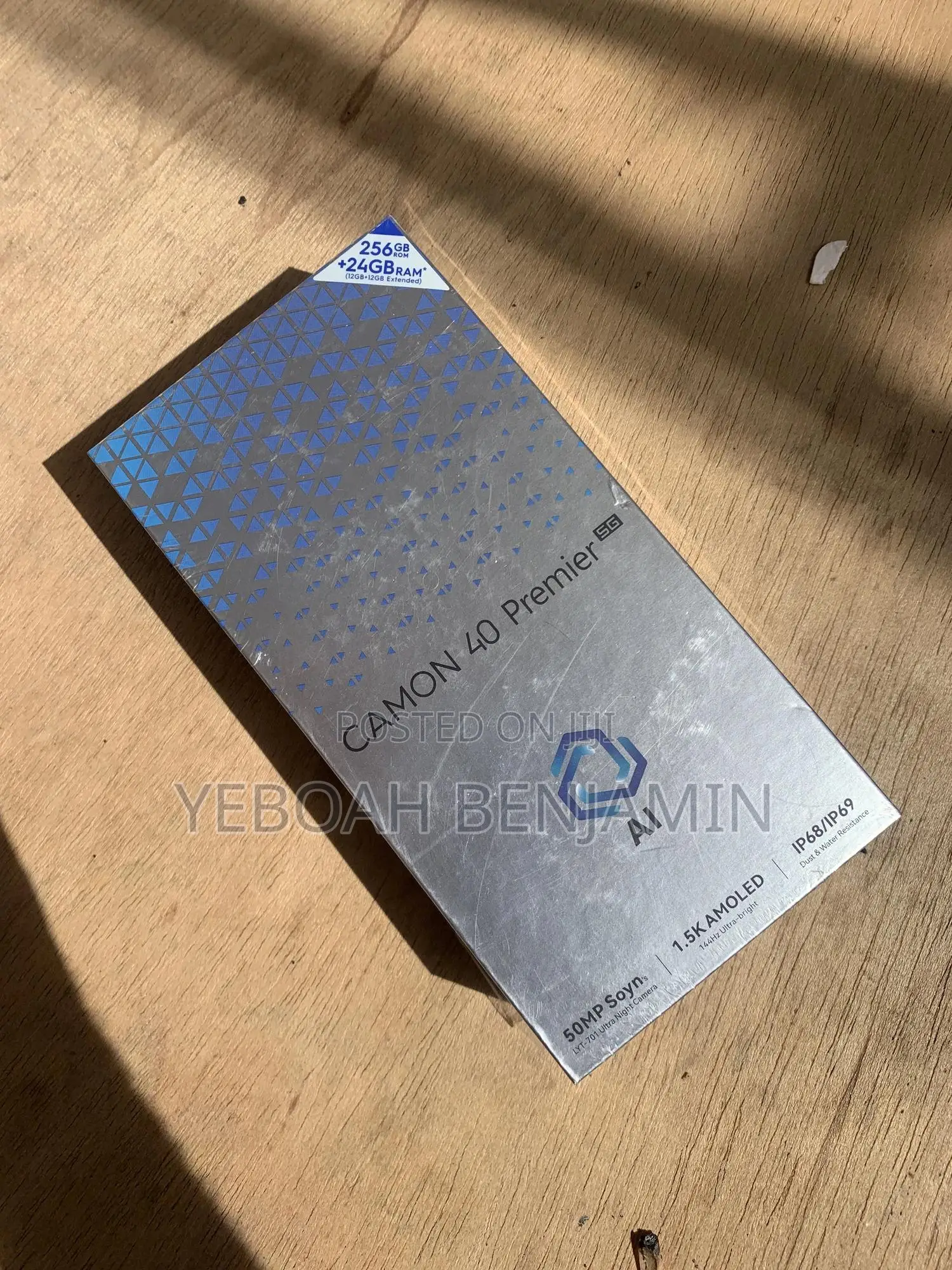 New Tecno Camon 40 Premier 256 GB Black