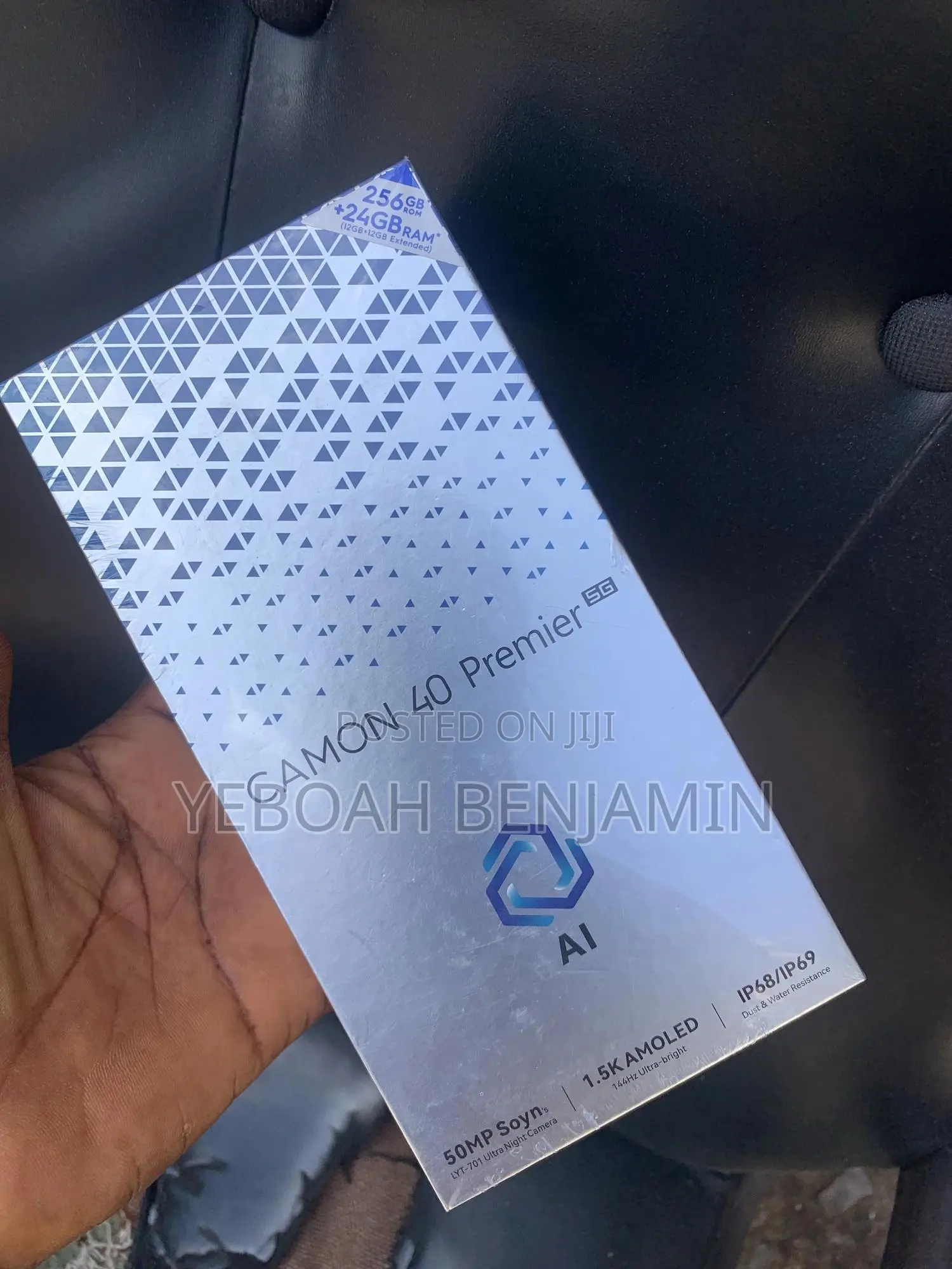 New Tecno Camon 40 Premier 256 GB Black