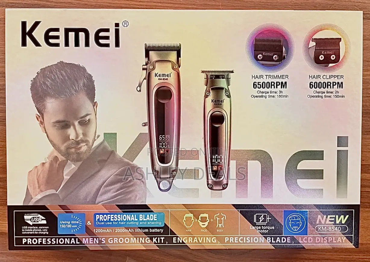 Kemei Km-8540 Professional Men's Grooming Kit