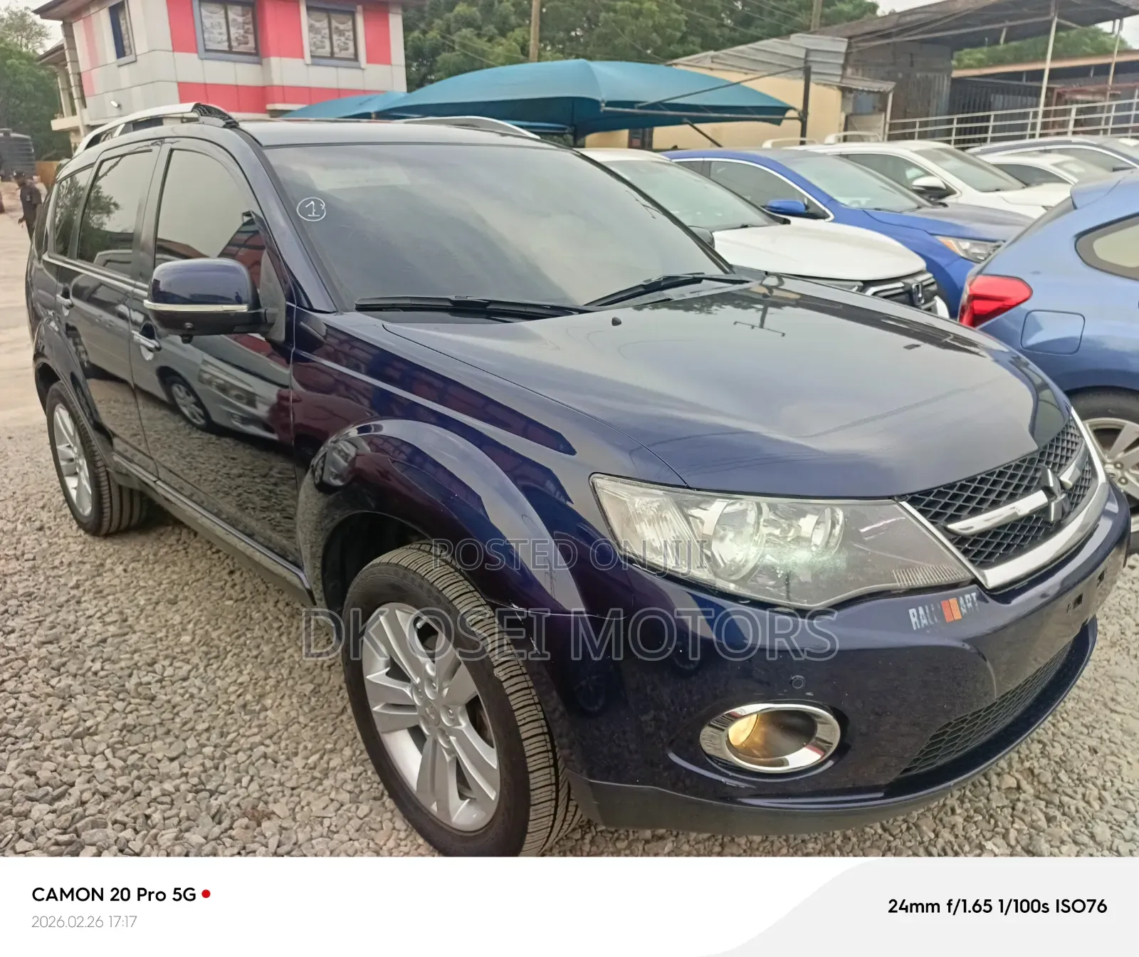 Mitsubishi Outlander SE 4dr SUV AWD (2.4L 4cyl CVT) 2014 Blue