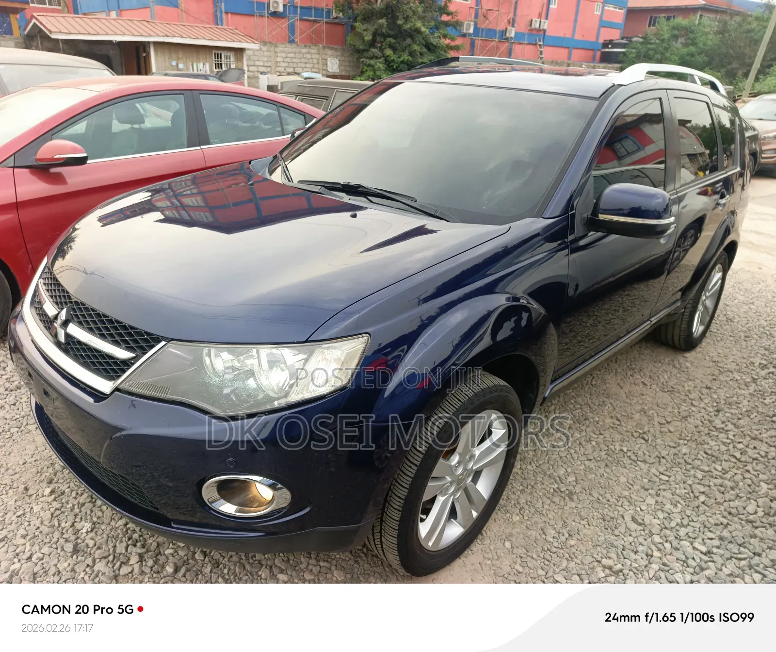 Mitsubishi Outlander SE 4dr SUV AWD (2.4L 4cyl CVT) 2014 Blue