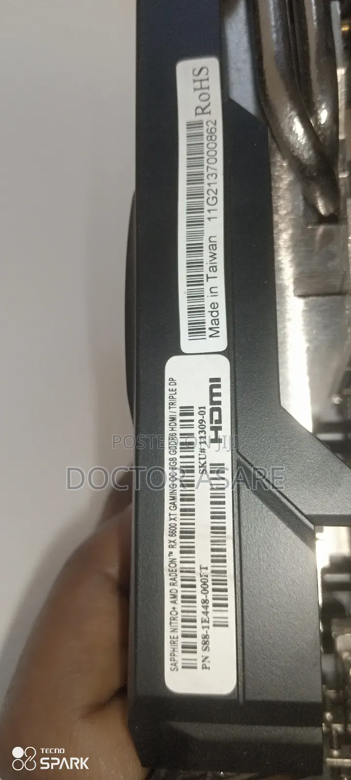 Sapphire Nitro+ Radeon Rx 6600 Xt 8gb Gddr6