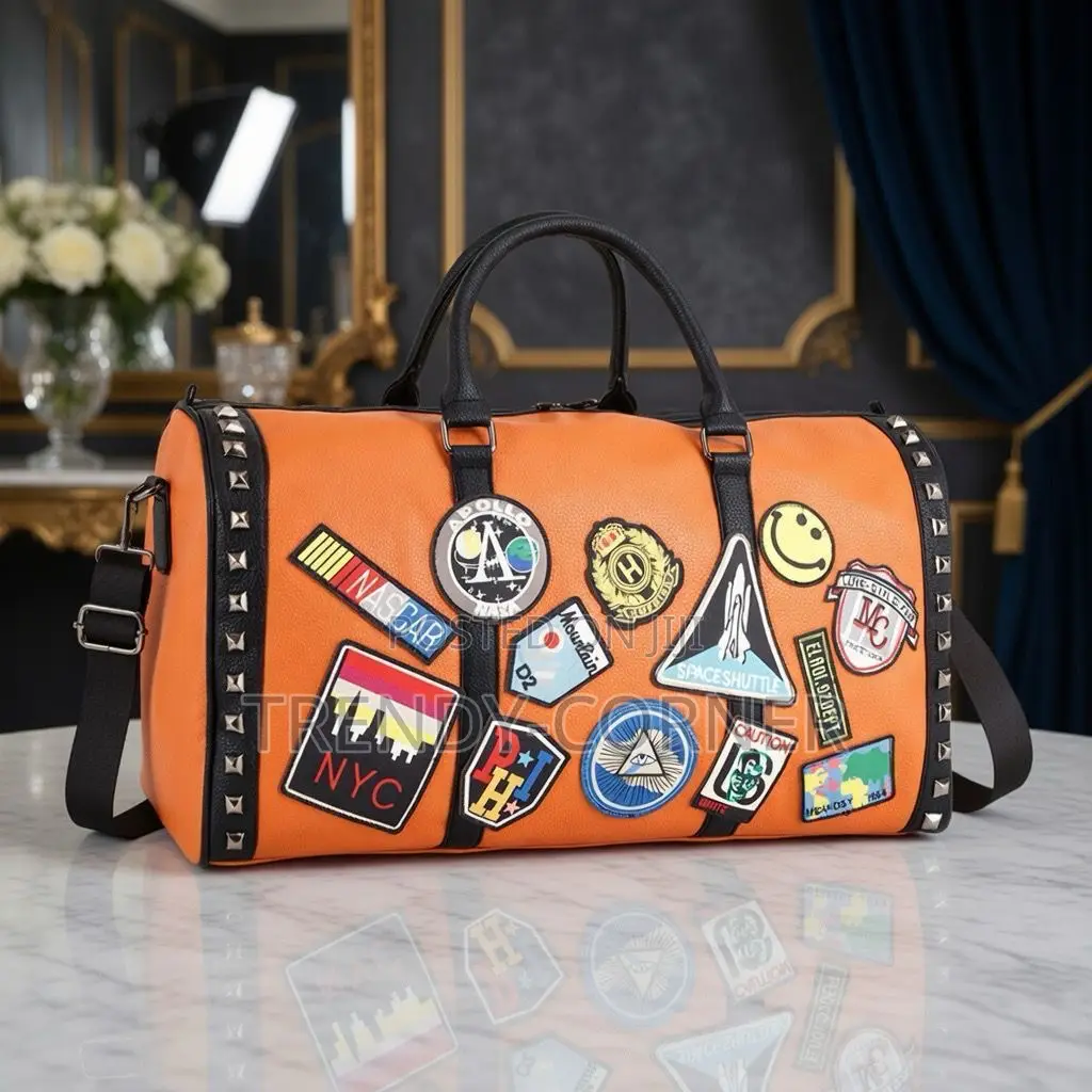 Duffel Leather Travel Bag